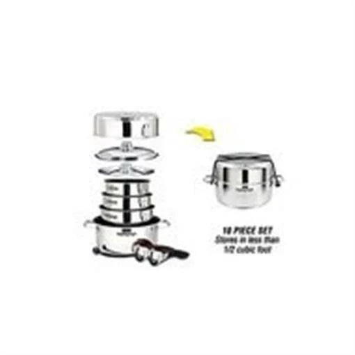 10 pc. Stainless Induction Cookware Set A10-366-2-IND