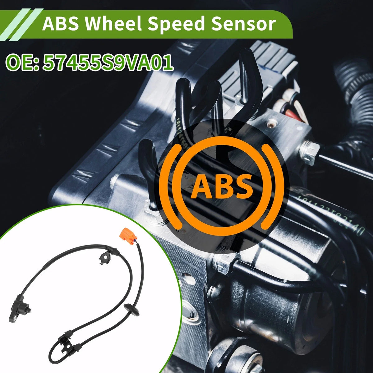 ABS Wheel Speed Sensor No. 57455S9VA01 for Honda Pilot (2006–2008)