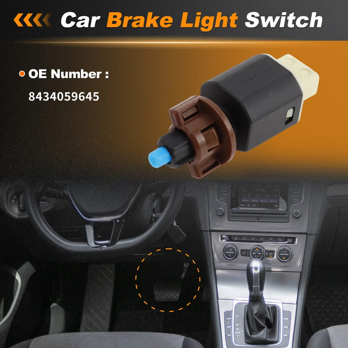 Brake Light Switch for Toyota Prius (2013–2015) 84340-59645