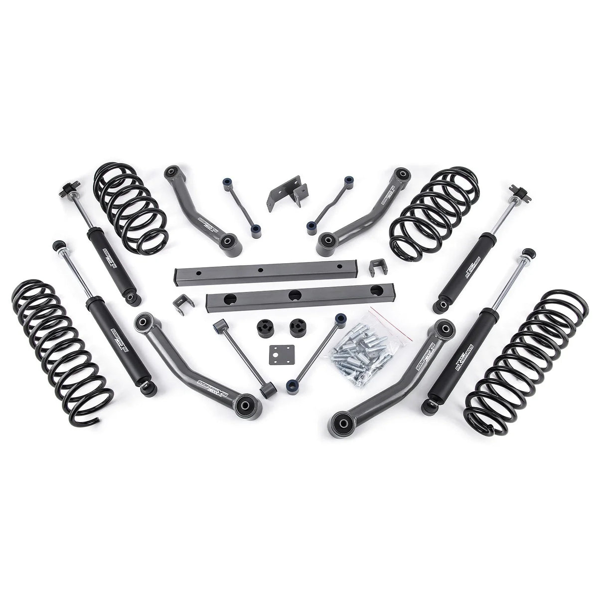 4" Lift Kit for Jeep Wrangler TJ (2003-2006) with Shocks & Coil Springs
