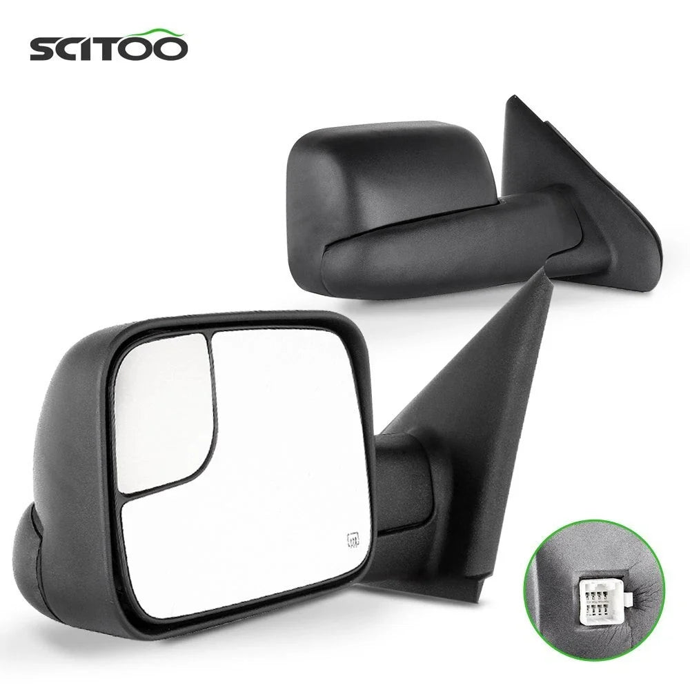 Heated Power Tow Mirrors for Ram 1500 (2002–2008) & 2500/3500 (2003–2009)