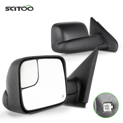 Heated Power Tow Mirrors for Ram 1500 (2002–2008) & 2500/3500 (2003–2009)