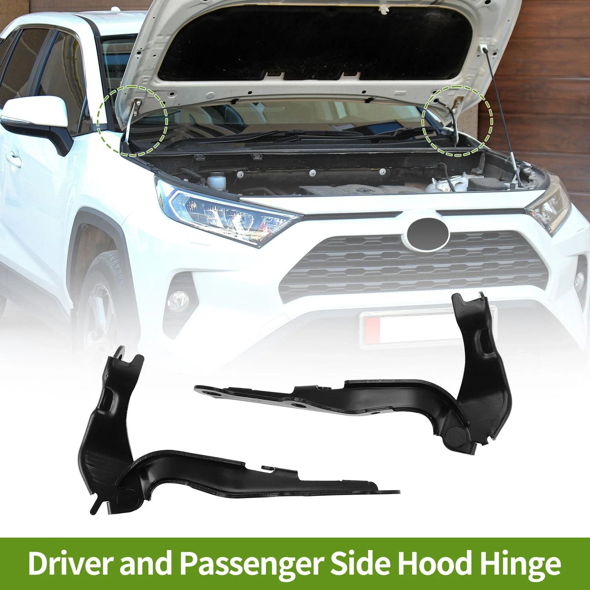 Hood Hinges for Toyota 4Runner (2003–2006) No. 5341048020, 1 Pair