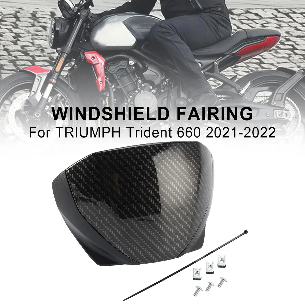 2021-2026 Trident 660 Windshield Fairing Deflector