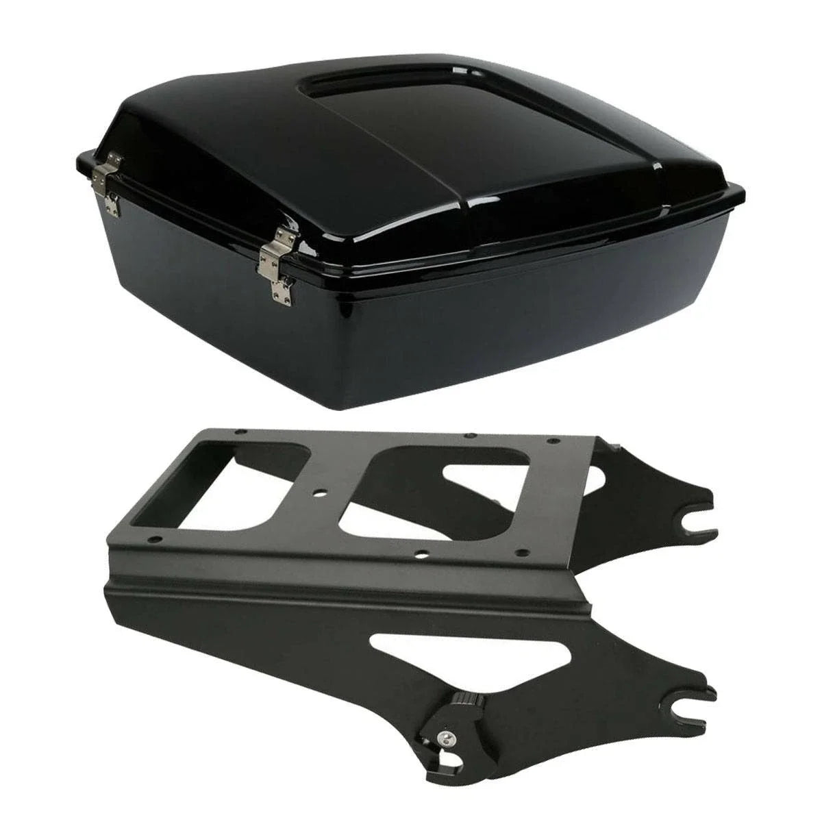 Chopped Trunk Mount Rack for Harley Touring Road King (2009–2013) Black