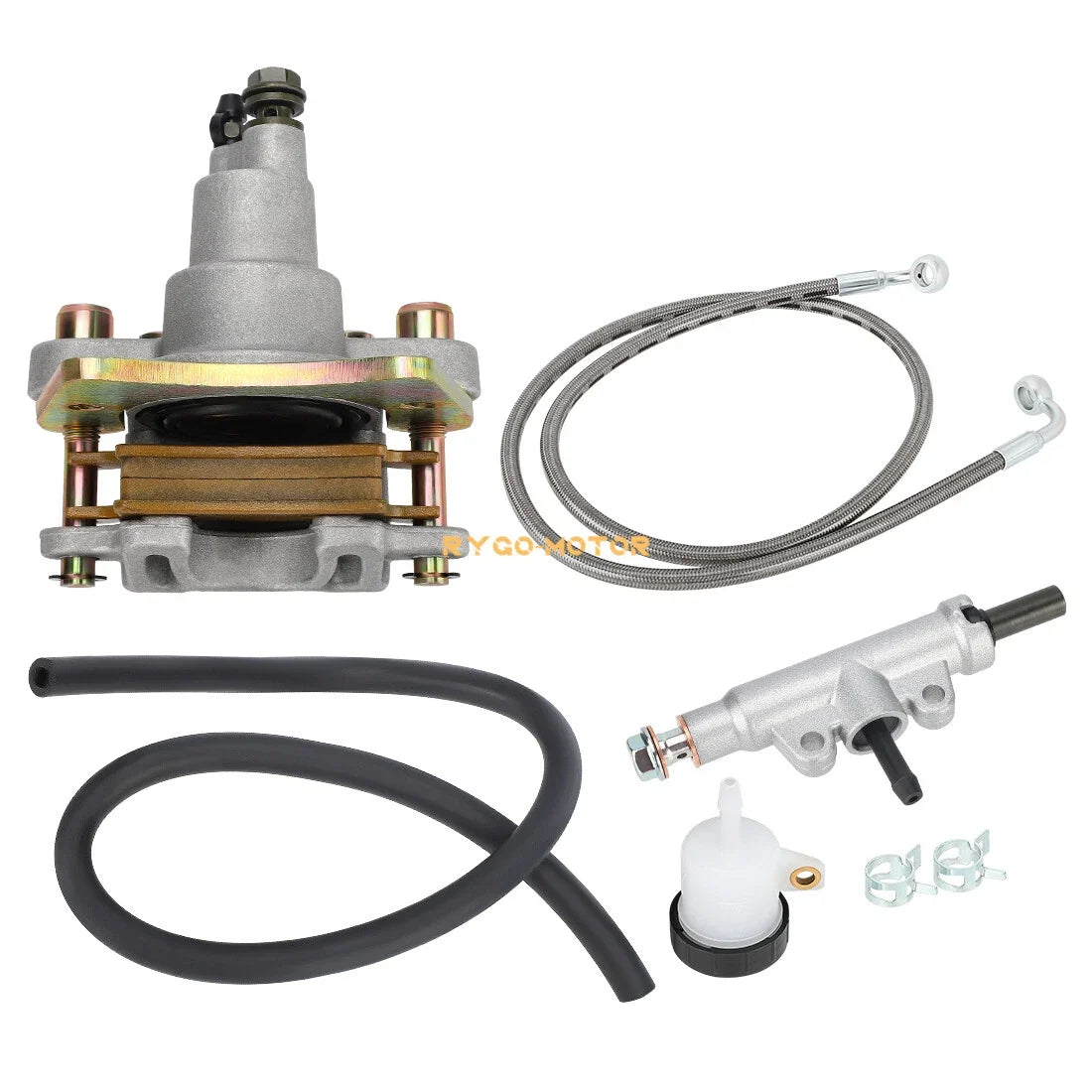 Rear Brake Master Cylinder & Caliper & Hose for Polaris Trail Boss 330 (2010–2013)