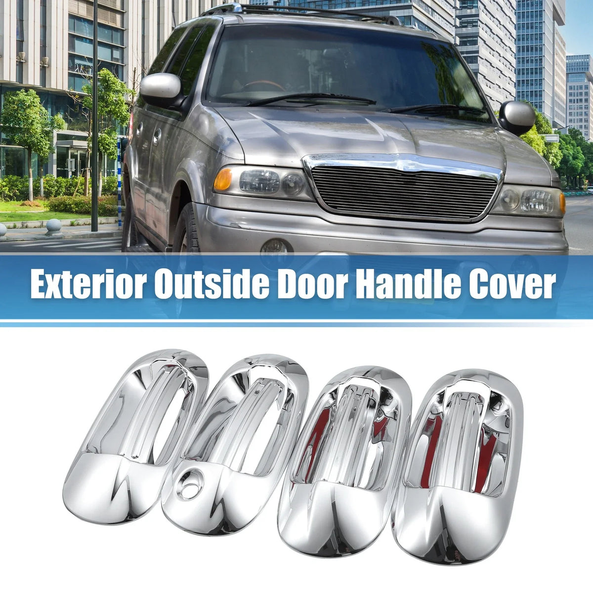 Set of 4 Exterior Door Handle Covers for Ford Expedition (2003–2016)