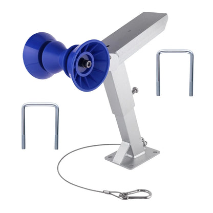 Boat Trailer Winch Stand with Roller - Adjustable & Universal Galvanized