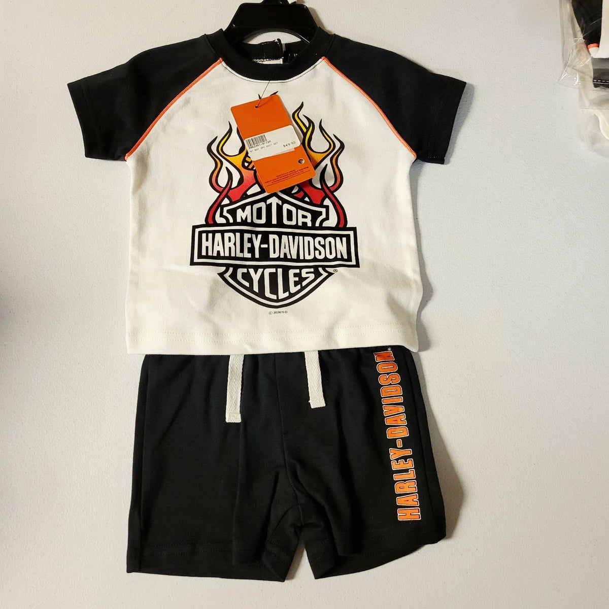 Knit Raglan T-Shirt & Shorts Set for Baby Boys - Harley-Davidson