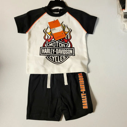 Knit Raglan T-Shirt & Shorts Set for Baby Boys - Harley-Davidson