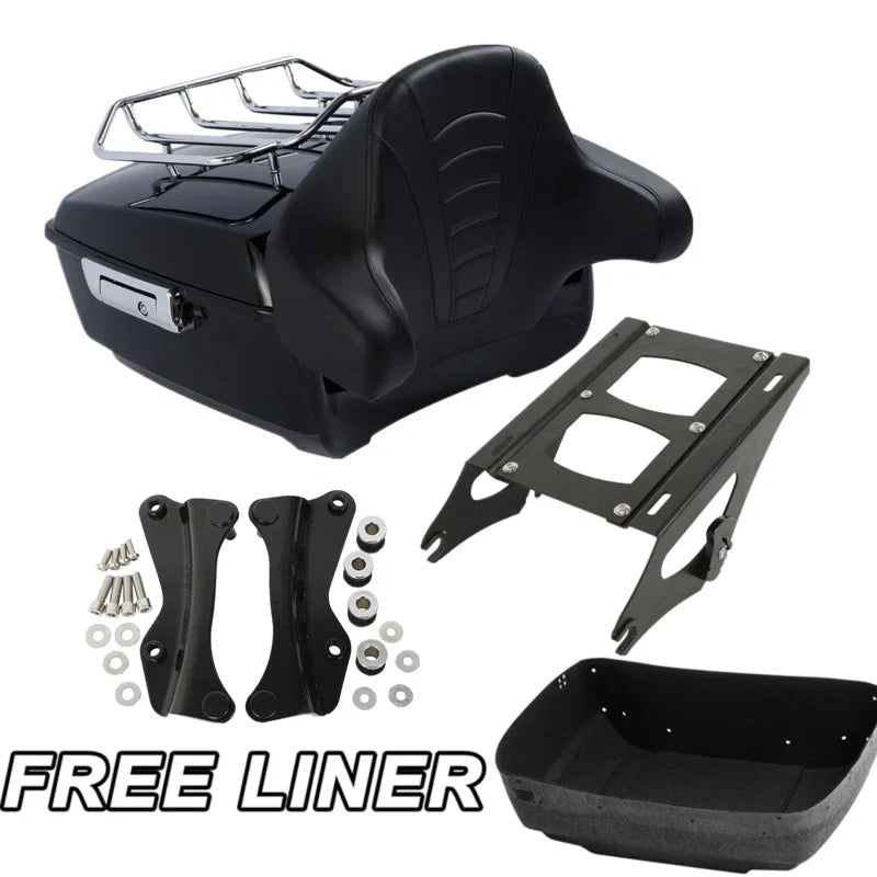 Trunk Backrest Pad Mount for Harley Electra Road Glide (2014-2025)