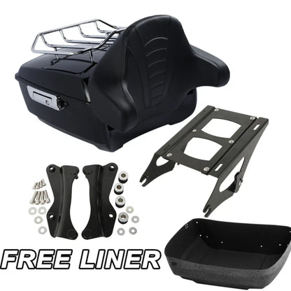 Trunk Backrest Pad Mount for Harley Electra Road Glide (2014-2025)