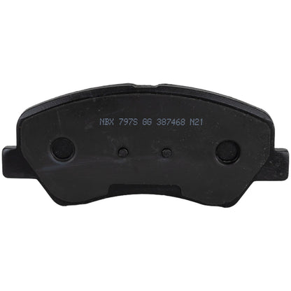 Front Ceramic Brake Pad Set for Hyundai Accent, Kia Rio (2012–2018)