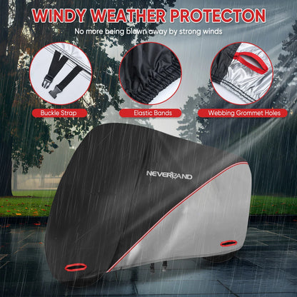 Motorcycle Cover - Water, UV, Rain & Dust Resistant for NEVERLAND 190T