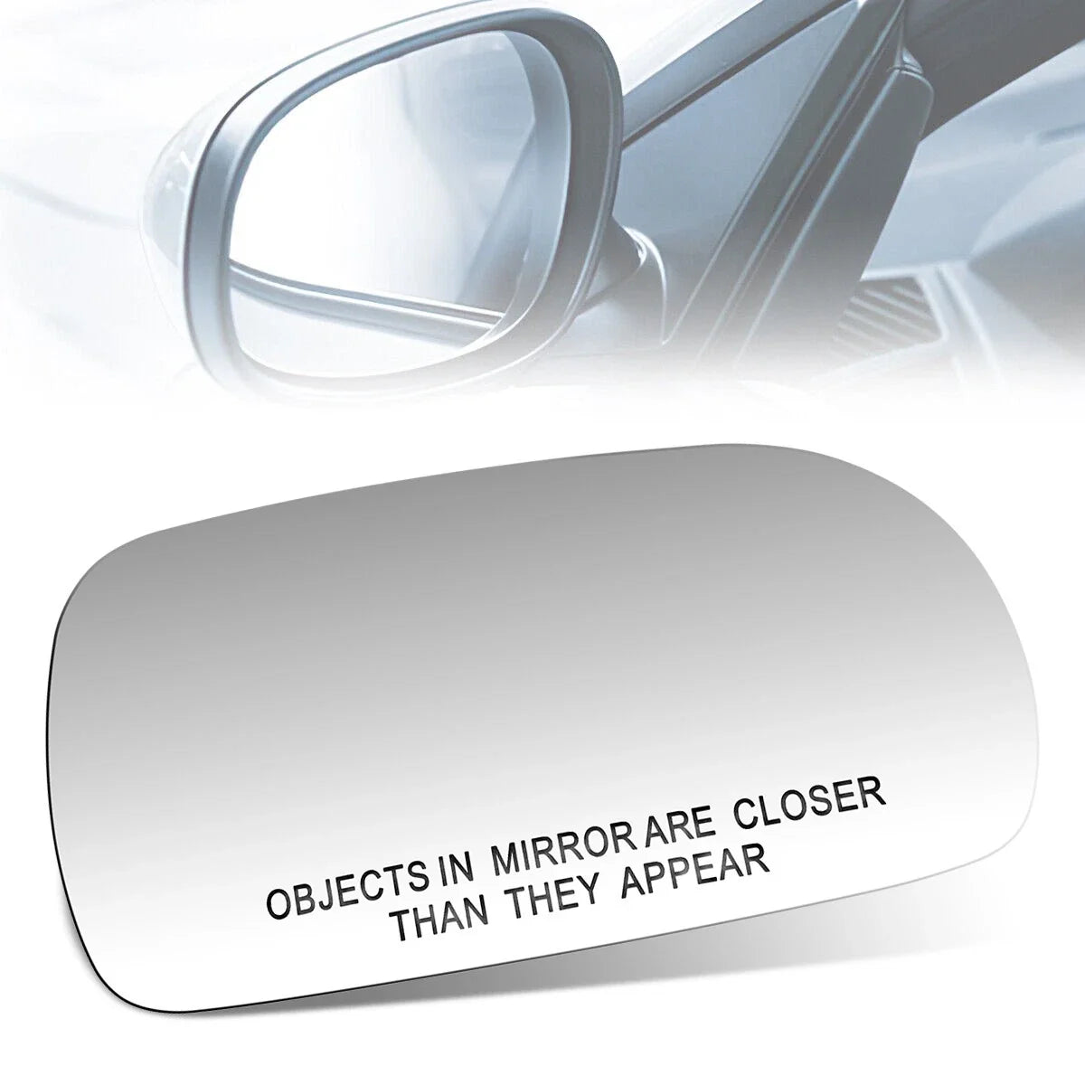 Side View Door Mirror Glass for Acura Legend (1991–1995) - Right, Convex Lens