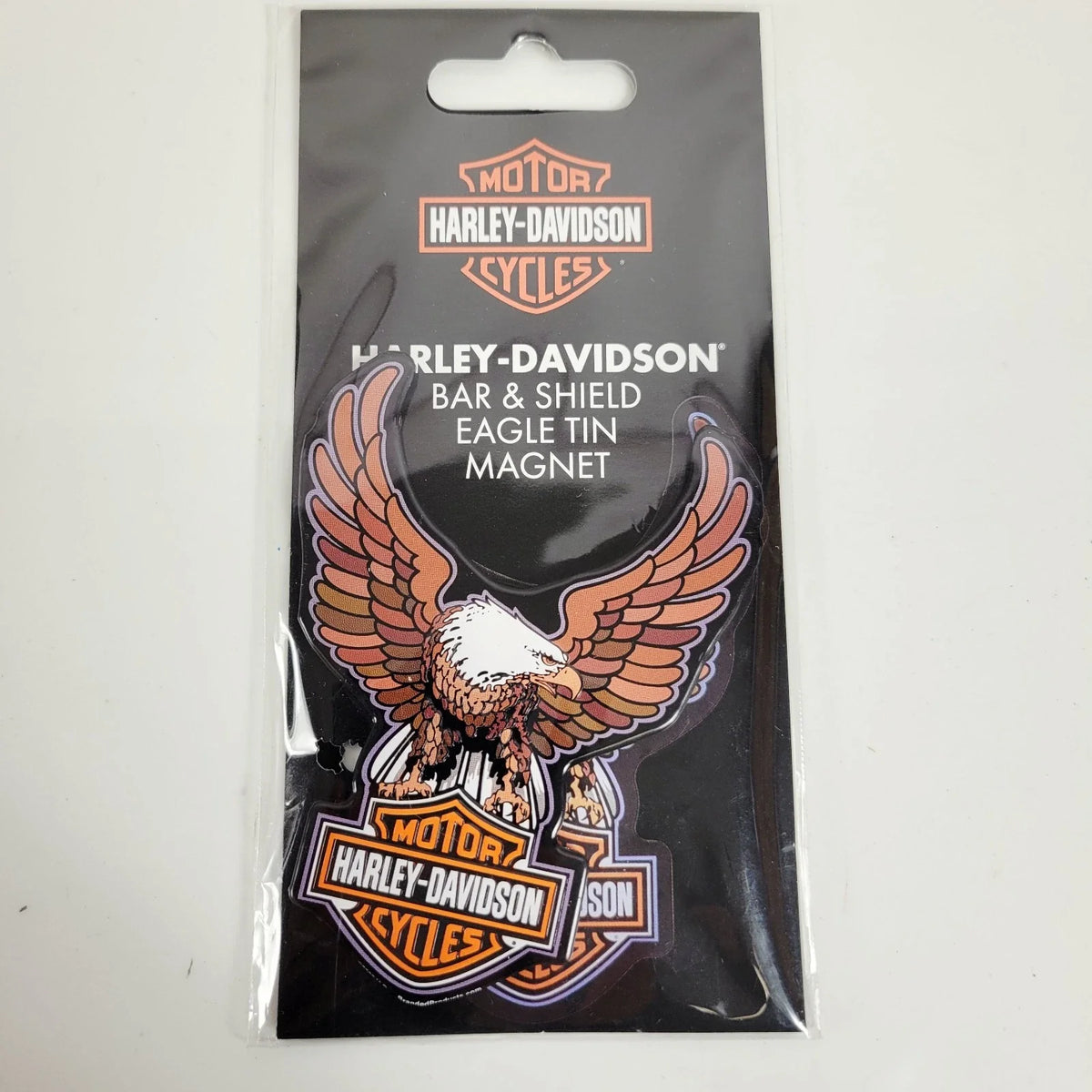 Eagle Tin Magnet for Harley-Davidson - Custom Shape, 2.7 x 3.5