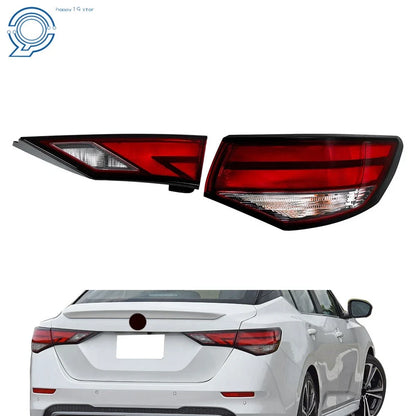 Tail Lights Right Inner and Outer for 2021-2023 Nissan Sentra