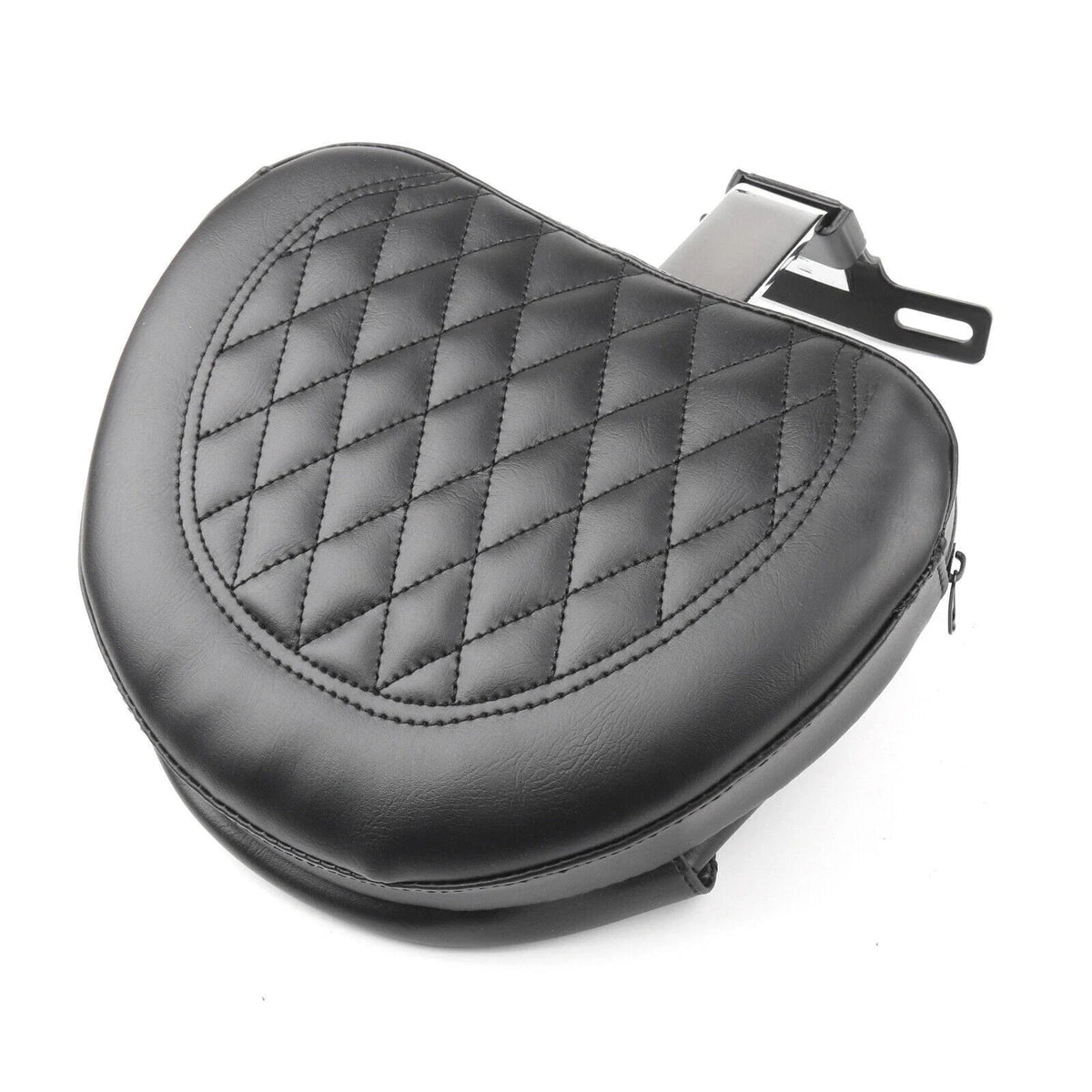 Backrest Pad for Harley Heritage Softail FLSTF 2007-2017 Chrome