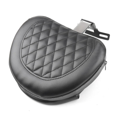 Backrest Pad for Harley Heritage Softail FLSTF 2007-2017 Chrome