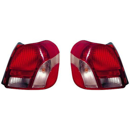 Tail Lights Set of 2 for Toyota Echo (2000–2005)
