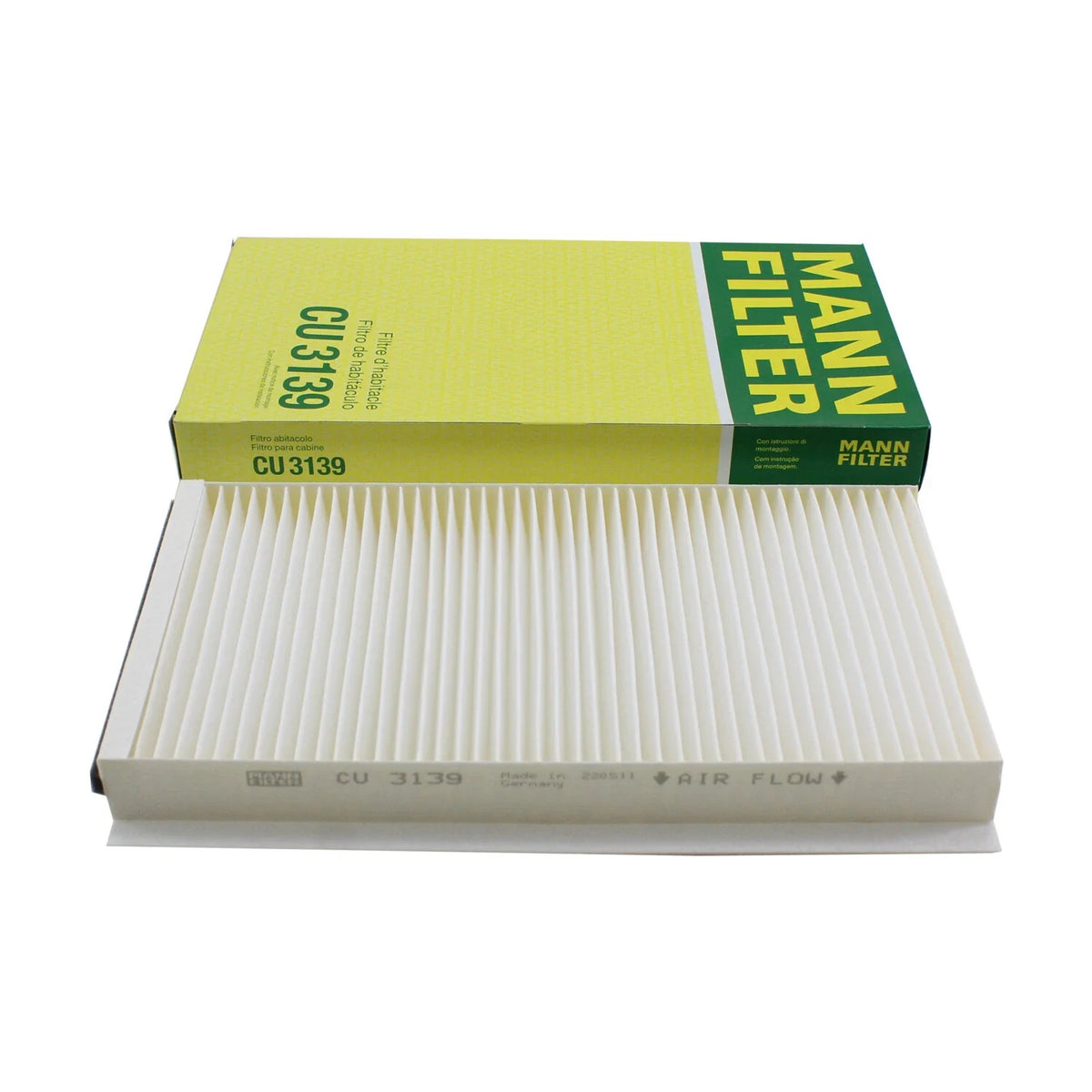 Under Hood Cabin Air Filter CU3139 for BMW E60/E63/E64 (06-10)