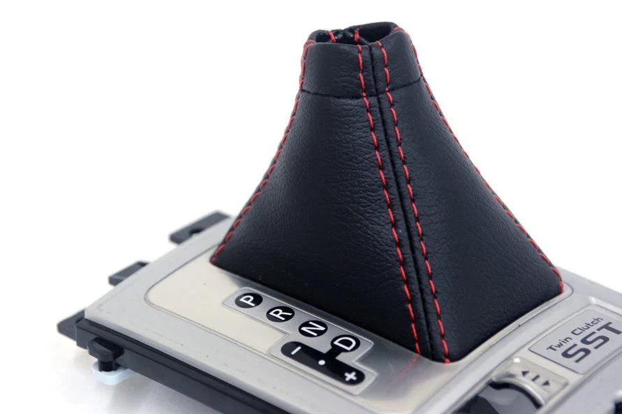 Automatic Shift Boot Cover for Mitsubishi Lancer (2008–2016) Red Stitch