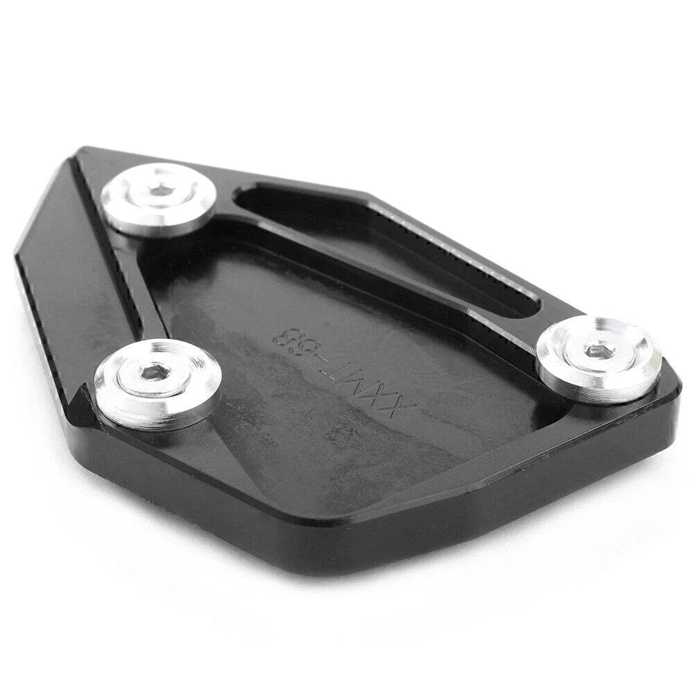 BLACK Kickstand Extension Pad for BMW C650 GT 2012-2016