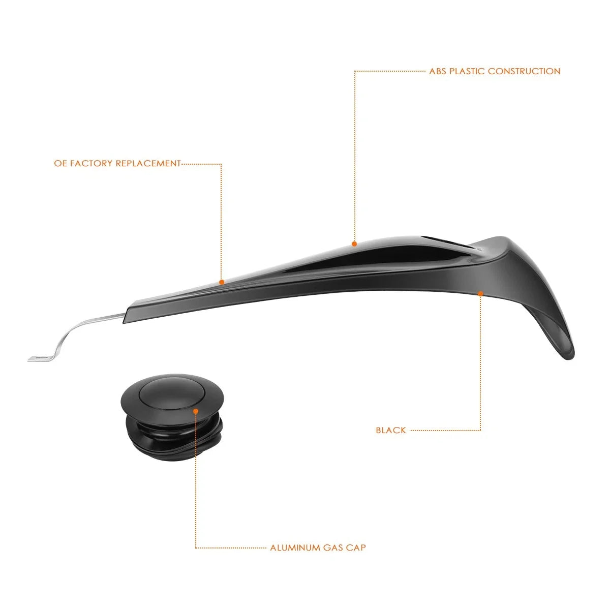 Cap Cover and Dash Fuel Console for Harley Davidson Electra 2008-2020