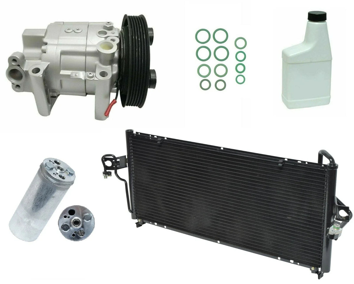 AC Compressor Kit with Condenser Replacement for Mitsubishi L200 (2006–2015)