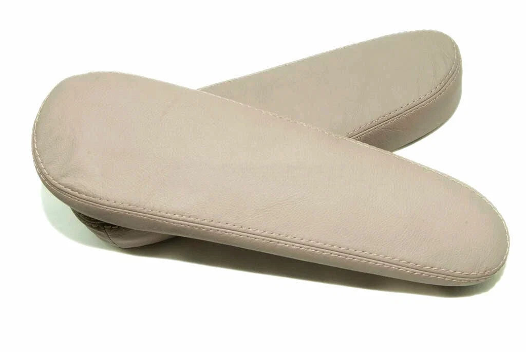 Front Seat Armrest Cover Leather for Nissan Quest (2004–2009) Beige