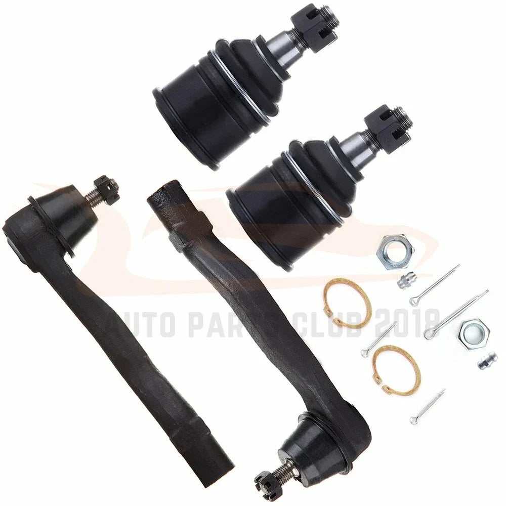 Set of 2 Front Lower Ball Joints & Outer Tie Rod Ends for Acura Integra (1994–2001)