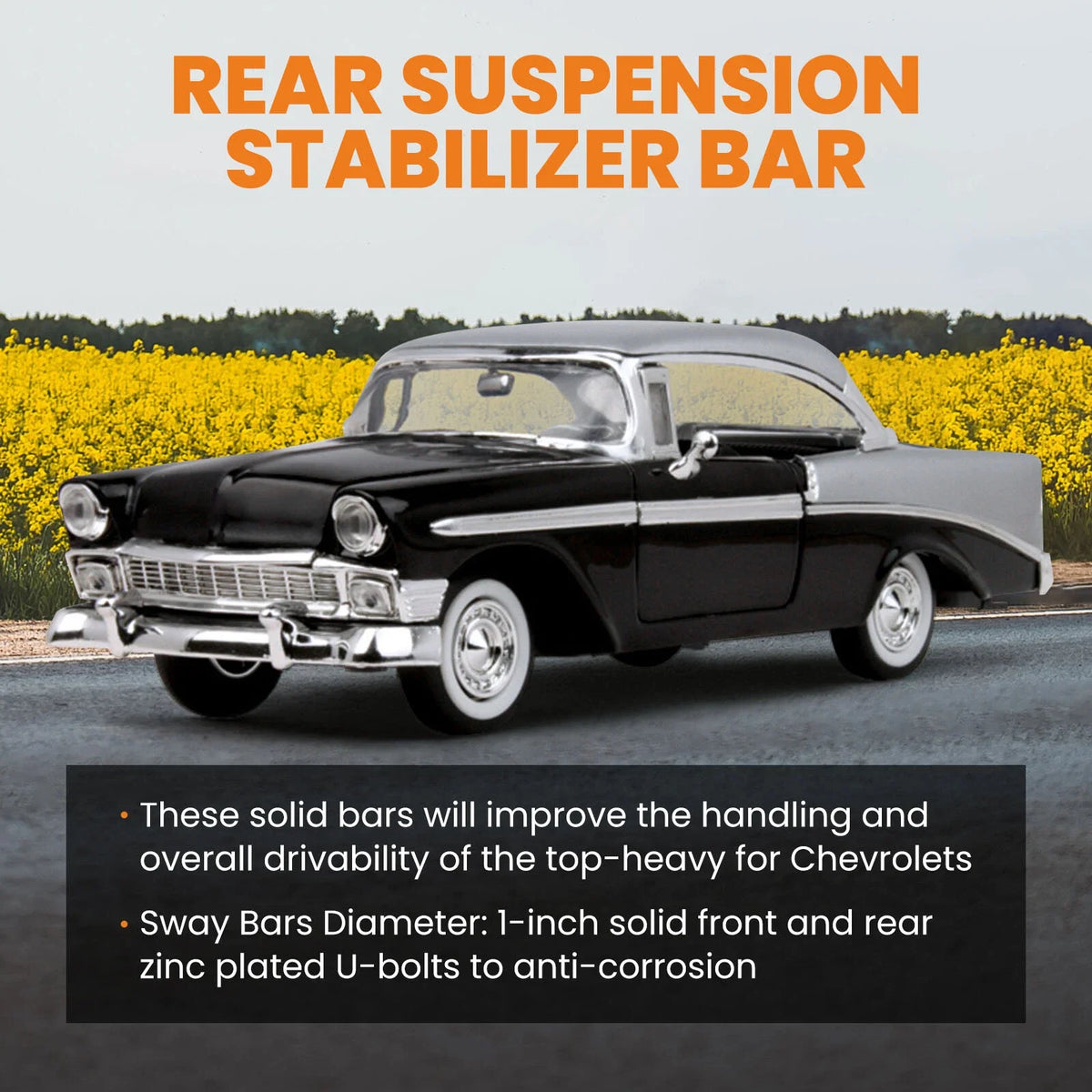 Linkage Kit with Front & Rear Sway Bars for Chevy Two-Ten 1955-1957