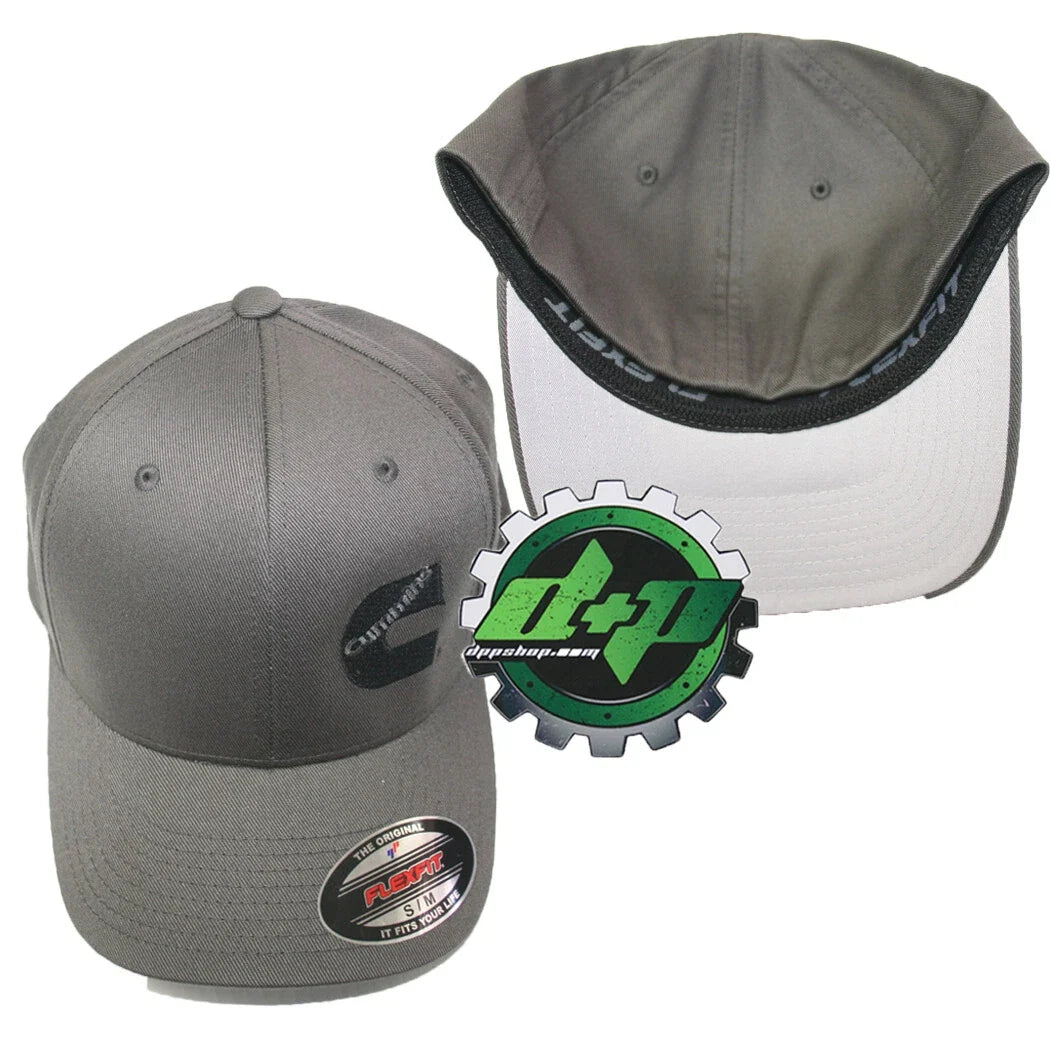 Cummins Fitted Flex Fit Cap S/M - Dark Gray