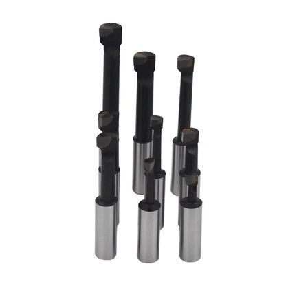 Carbide Tipped 1/2" Boring Bar Set (9 Pieces) for Lathe Tool