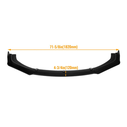 Body Kit Front Lip Splitter for Honda Civic Sedan (2016-2021)