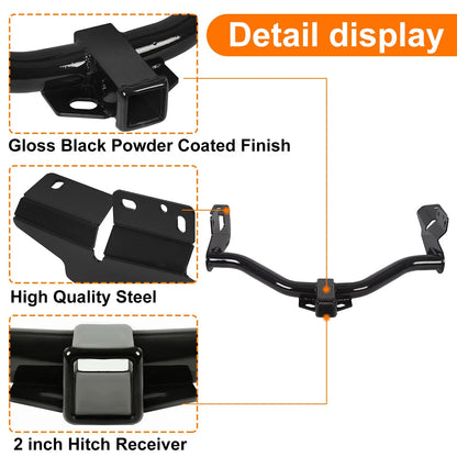 Class 3 Trailer Hitch Receiver 2" for Ford Escape (2005-2012)