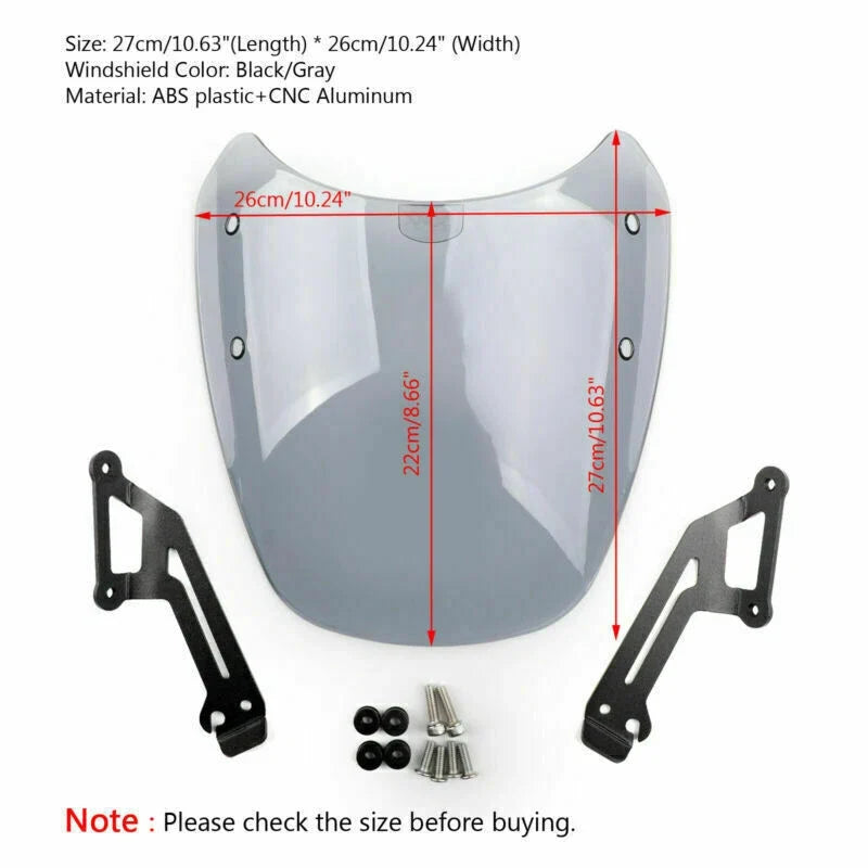 Windshield Wind Deflector for Ducati Scrambler (2015–2018) T9