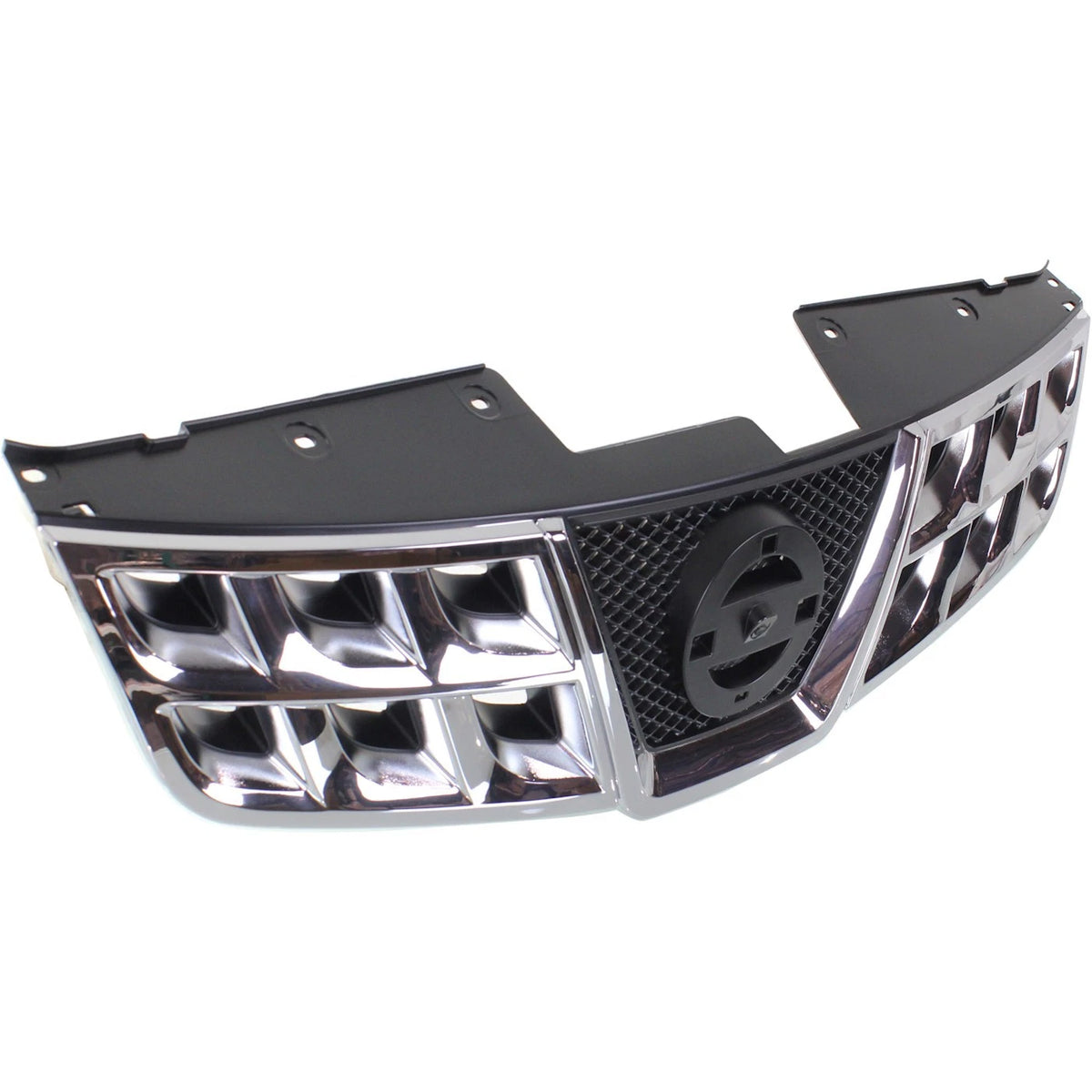 Grille for Nissan Rogue (2011–2015) Chrome Shell Black Insert