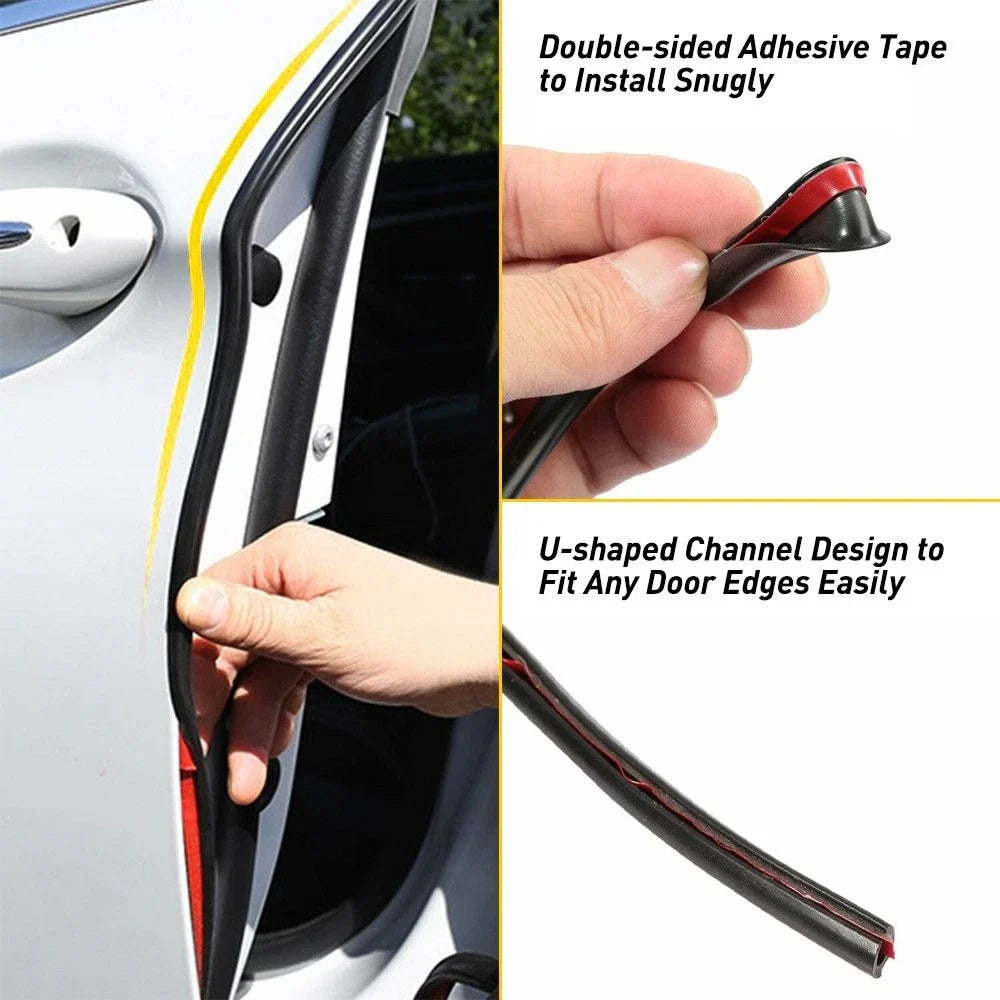 Rubber Seal Strip for Car Door Trim Molding (32ft)