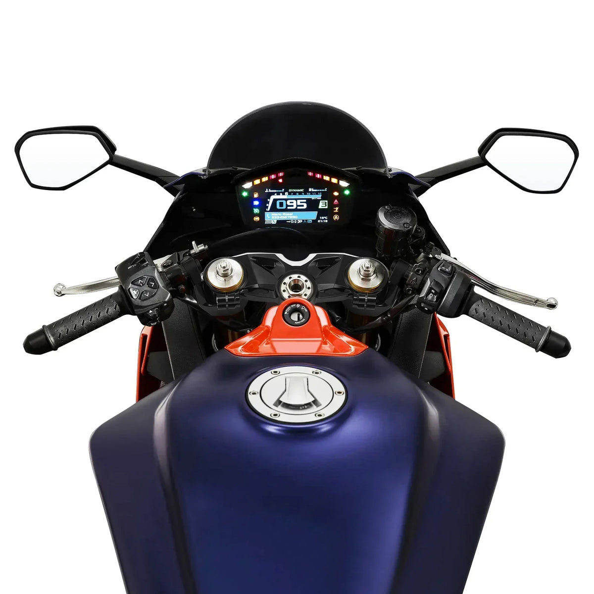Fork Upper Triple Tree Clamp - Black Finish for Aprilia RS660 2021-2025