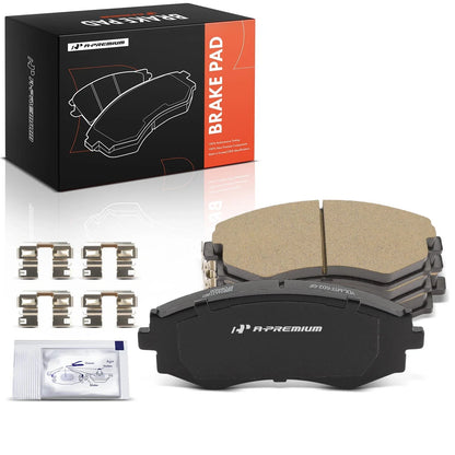 Set of 4 Front Ceramic Brake Pads for Nissan Sentra (2000–2006)