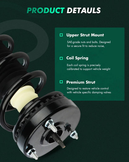 Front Struts with Coil Spring Shock Assembly for Dodge Challenger (2012-2019)