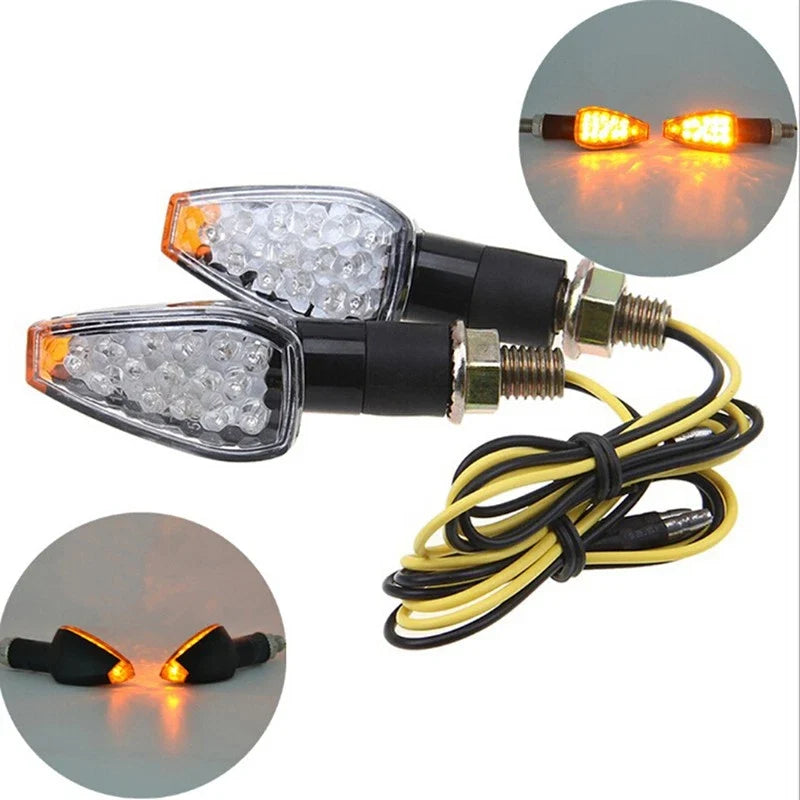 Turn Signal Lamp Kit - 4Pcs LED for Honda, Yamaha, Suzuki 12V