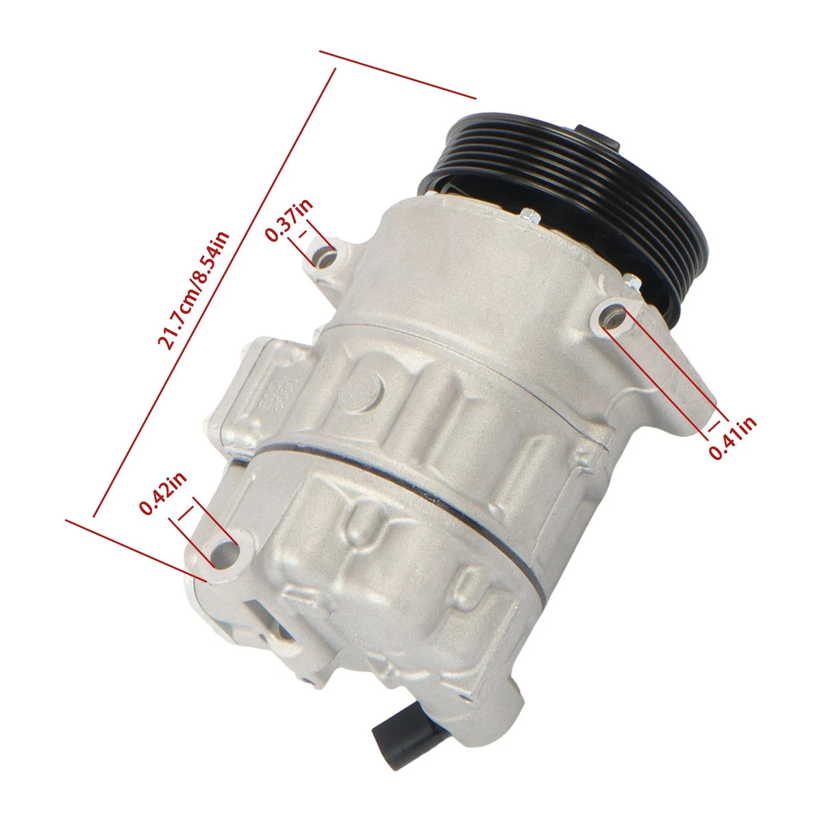 A/C Compressor for VW Jetta Passat Golf CC Beetle 1.8/2.0L (2006–2015) Audi A4 (2007)