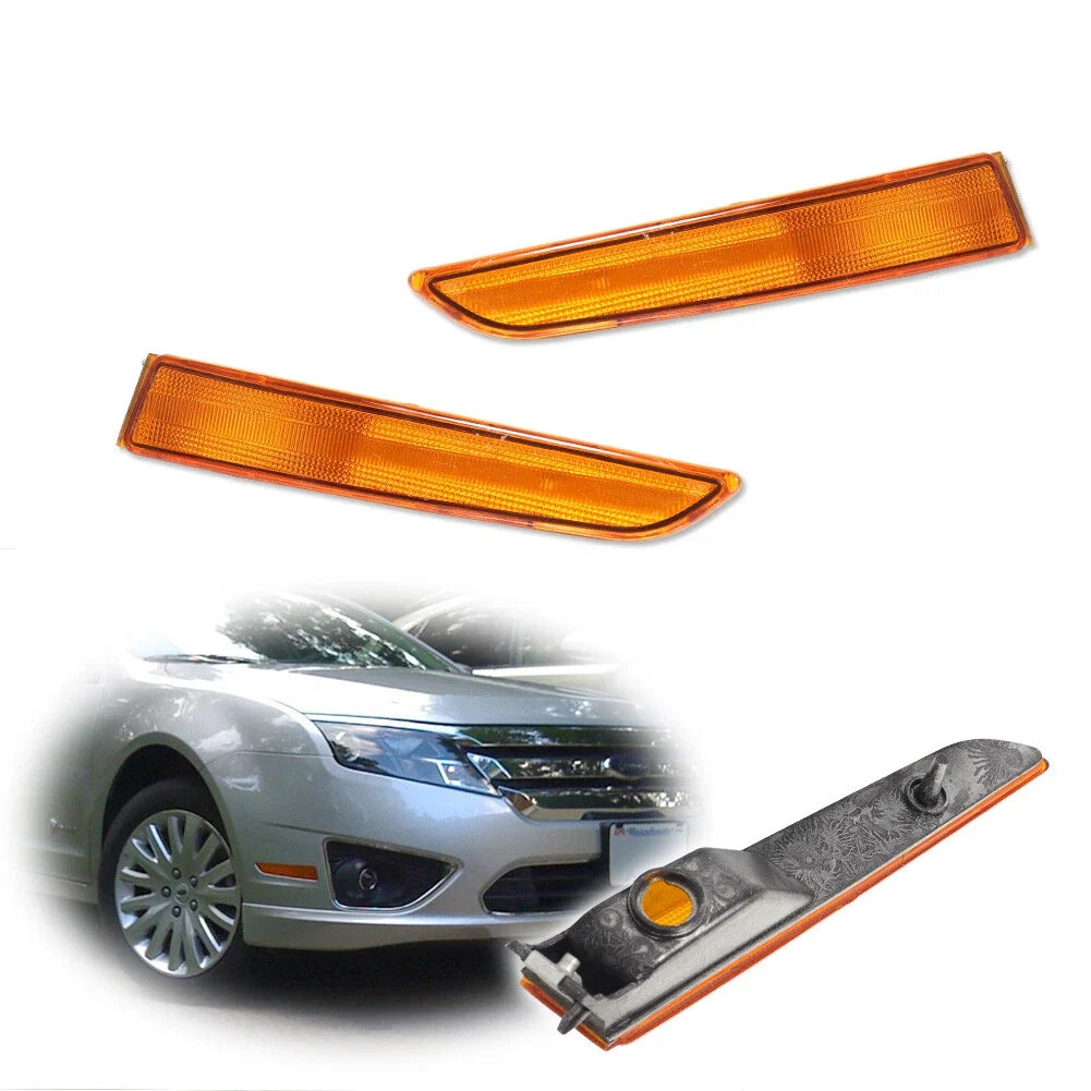 Amber Yellow Front Side Marker Lights for Ford Fusion (2010–2012)