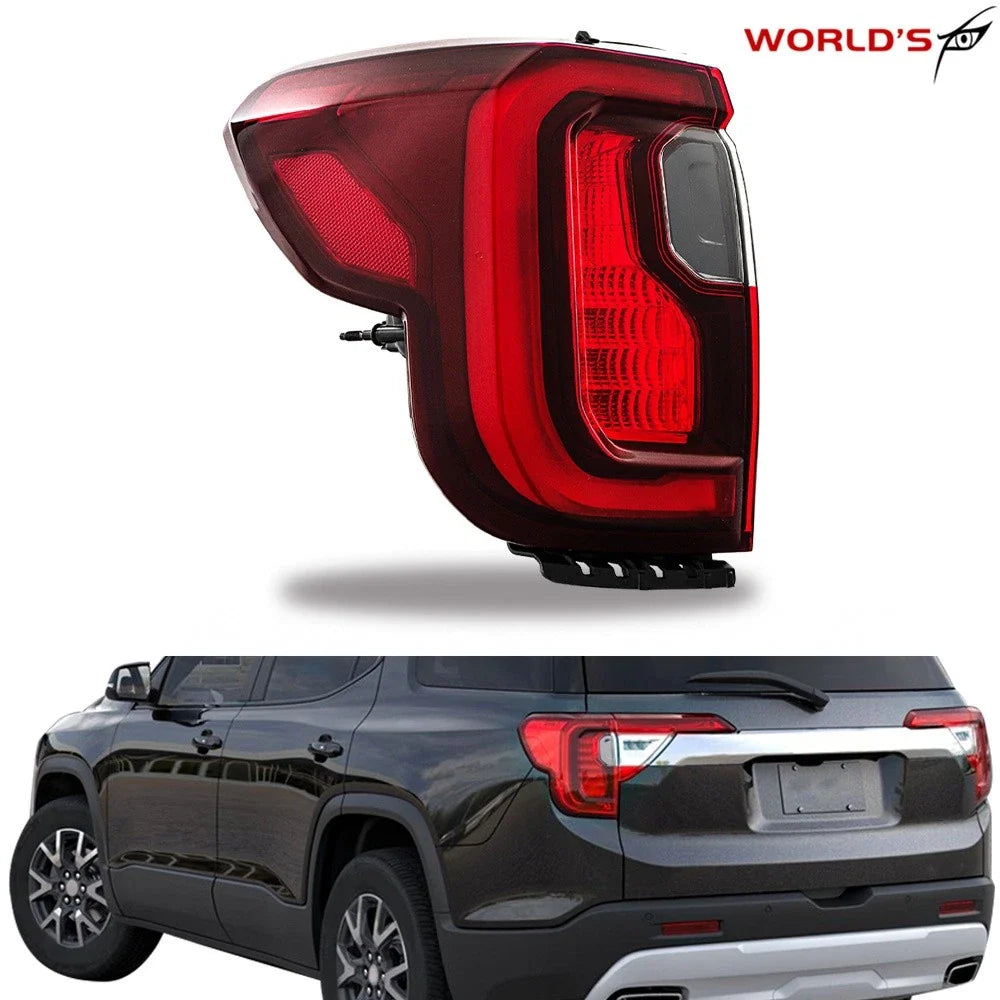 Left Tail Light Brake Lamp for GMC Acadia AT4 (2020–2023) LED Black Trim