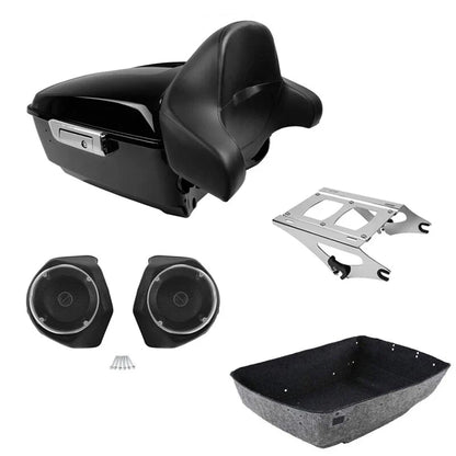 Backrest Speakers for Trunk on Harley Street Glide CVO 2014-2026