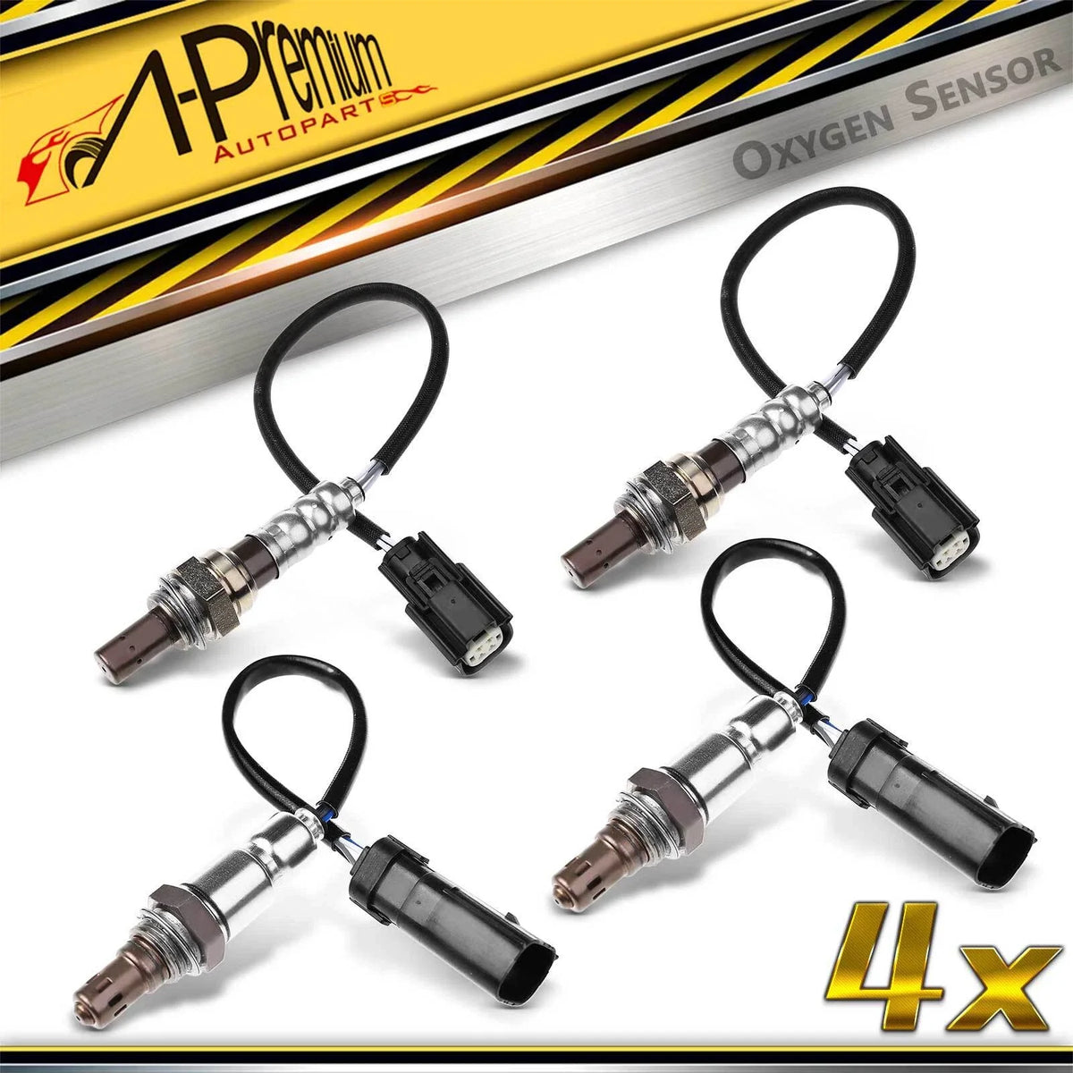 Set of 4 Oxygen Sensors for Ford Explorer 2011