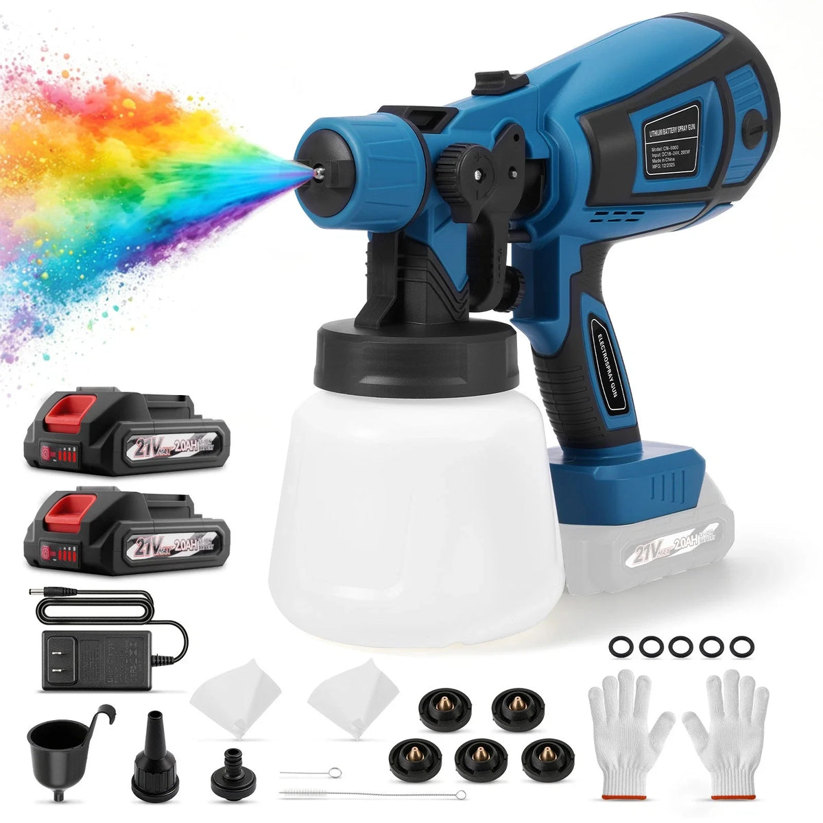 Electric HVLP Spray Gun for Universal Use (200W)