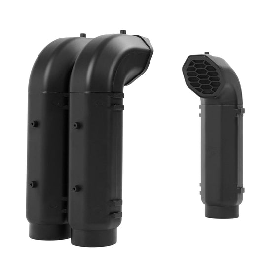 Snorkel Riser Kit for Polaris RZR Turbo 4/S/S 4/XP/XP 4 (2016–2021) Painted Black
